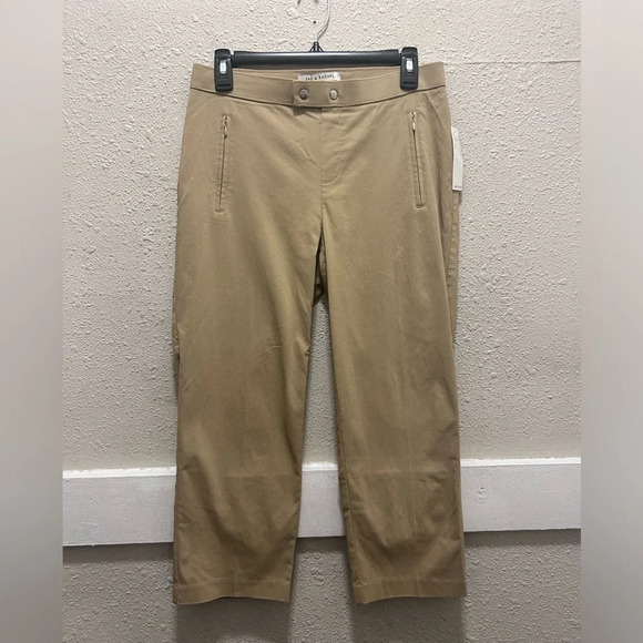 Zac & Rachel Chino Pull On Capri Pants Size 6 NWT - Picture 1 of 6